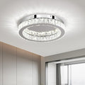 Buccleuch Modern Crystal Chandelier LED Flush Mount Pendant Lighting Mini Ceiling Light Fixture for Living Room Bedroom Hallway Staircase Bar Kitchen-Ruum Studio Home