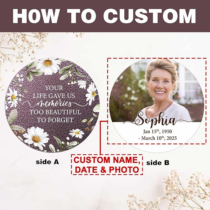 ASTARIN Personalized Deep Tone Wind Chime Memorial, Customized Sympathy Wind Chimes, Memory Wind Chimes for Loved Ones Lost, Bereavement Gifts Windchimes Outdoor-Ruum Studio Home