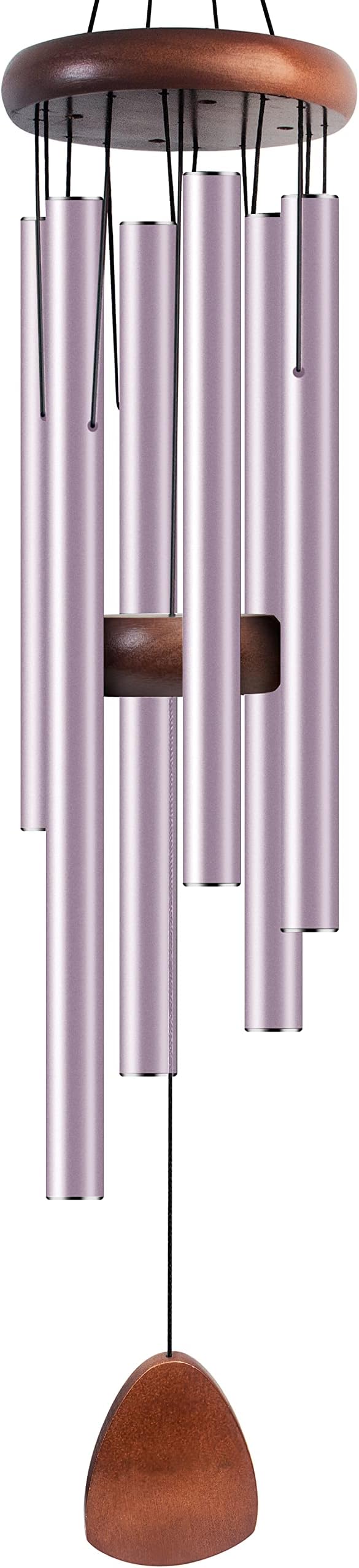 Large Aluminium Wind Chimes 37 Inches to Create a Zen Atmosphere Suitable for Outdoor, Garden, Patio Decoration. Classic Wind Chimes with Wind Catcher Suitable as A Gift for Unisex(Purple)-Ruum Studio Home