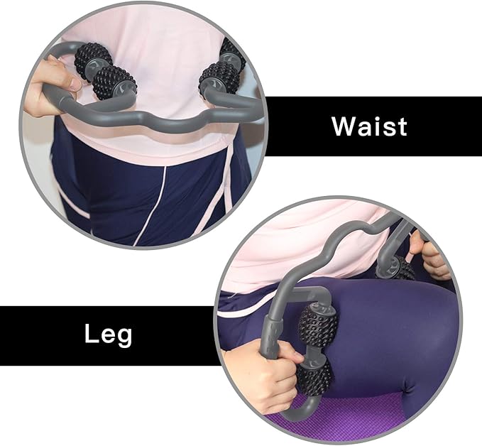 Cellulite Massage Tool Deep Fascia Massager & Dimpled Skin Remover for Legs - Anti-Cellulite Roller Tech with Lymphatic Drainage, Smooth Skin & Pain Relief for Thighs & Buttocks Sculpting-Ruum Studio Home