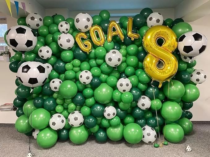 130pcs Green Balloons Different Sizes 18" 12" 10" 5" Party Latex Balloons for Birthday Dinosaur Baby Shower St. Patrick's Day Summer Jungle Forest Safari Party Decorations-Ruum Studio Home