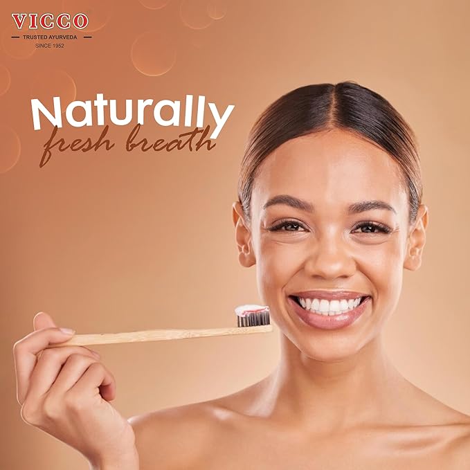 Vicco Vajradanti Ayurvedic Herbal Toothpaste by Vicco – 70 Year Legacy of Ayurveda, Cinnamon Flavour, with 18 Ayurvedic Herbs & Barks, 100% Natural, Vegan, Fluoride-Free & Cruelty-Free – 7 oz (3 Pack)-Ruum Studio Home