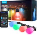 Govee Smart Outdoor String Lights H7016, 96ft RGBIC Outdoor Lights with 30 Dimmable LED Bulbs, IP65 Waterproof, Color Changing Warm White Lights with 47 Scene Modes for Patio, Backyard, App Control-Ruum Studio Home