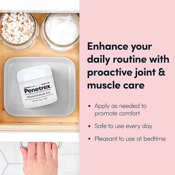 Penetrex Joint & Muscle Therapy Trio - Soothing Comfort for Back, Neck, Hands, Feet - Premium Whole Body, Rub with Arnica, Vitamin B6 MSM & Boswellia - 2oz, 3oz, 4oz-Ruum Studio Home
