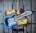 Neon Signs Bar Bedroom inin Rock And Roll Guitar Music Glass Neon Signs for Office Hotel Birthday Man Cave Neon Light Art Wall Lights 24 X 20 Inches-Ruum Studio Home