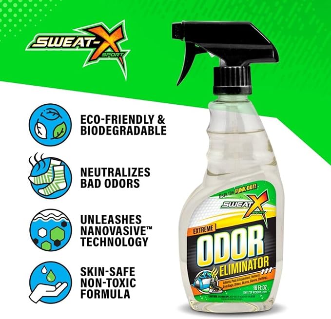 Extreme Odor Spray - Multipurpose No-Wash Deodorizer - Ideal for Shoes and Gym Clothing - Victory Scent (16 fl oz)-Ruum Studio Home