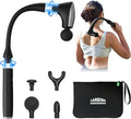 2-in-1 Detachable Muscle Massage Gun Deep Tissue with 20'' Extension Handle, Back and Neck Massager for Pain Relief, Handheld Massager for Shoulder Lower Back Leg Waist, FSA-HSA Eligible-Ruum Studio Home