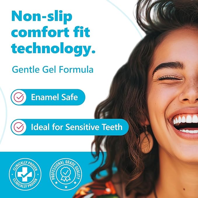 Advanced Teeth Whitening Strips – Pack of 10 (5 Treatments) - 5 Shades Brighter in 5 Days - Mint Flavored with Enamel Safe Comfort Fit Technology - Teeth Whitening Kit for Sensitive Teeth-Ruum Studio Home