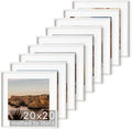 HAUS AND HUES White Square Frames Set of 9-20x20-Ruum Studio Home