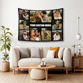 Custom Tapestry For Wall Bedroom Custom Backdrop Personalized Image Text Photo Customized Funny Tapestry Banners And Signs Multiple Pictures Horizontal Tapestrys-Ruum Studio Home