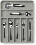 SMIRLY Silverware Drawer Organizer – Bamboo Kitchen Drawer Organizer, Adjustable Utensil Holder and Cutlery Tray, Drawer Dividers for Flatware and Kitchen Utensils-Ruum Studio Home