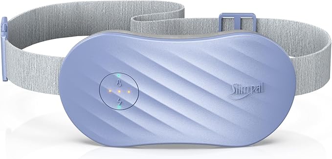 Slimpal Portable Heating Pad for Cramps, FSA HSA Eligible, Rechargeable Electric Heat Belt for Period Pain Relief, Menstrual Heated Pad Birthday Gifts for Women Girls, Purple-Ruum Studio Home