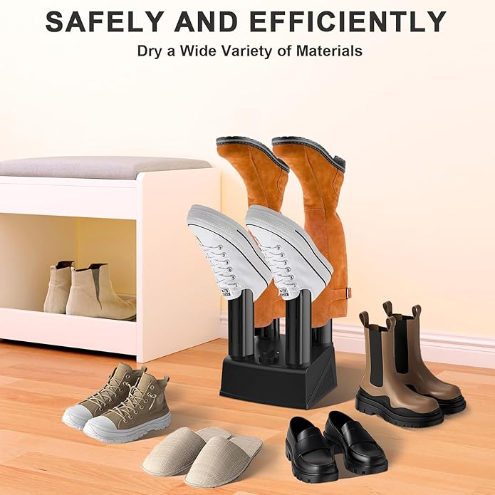 Boot Dryers Shoe Dryer: Boot Warmer and Deodorizer with Fan, Boot Dryer for Work Boots with Timer, Shoe Dryers for Sneakers-Ruum Studio Home