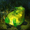TIJNN Solar Frog Lights Deck Decorative Lighting Statue Lawn Patio Backyard Outdoor Garden Decoration Housewarming Gift-Ruum Studio Home