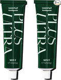 Plus Ultra Organic Fluoride-Free Gel Toothpaste in Aluminum Tube | Eco-Friendly, SLS Free | Made with Aloe, Peppermint, Bamboo Extract | for Sensitivity & Whitening | Made in USA, 4.7oz (Pack of 2)-Ruum Studio Home
