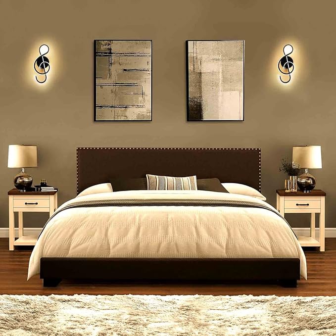 XEYOU 22W Modern Wall Sconce Lighting Indoor LED Creative Wall Light Fixture Music Symbol Art Decoration Wall Lamp for Living Room Bedroom Stair Corridor, Black 3000K-Ruum Studio Home