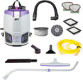ProTeam GoFit 3 Commercial Backpack Vacuum with Xover Multi-Surface Telescoping Wand Tool Kit, 3 qt, Corded-Ruum Studio Home