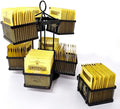 Tea Bag Organizer Coffee Holder Storage Spinning Carousel Basket Black Adjustable Tea Caddy For Kitchen Counter, Countertop, Cabinet-Ruum Studio Home