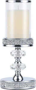 Pillar Candle Holders, Candle Holders for Pillar Candle, Crystal Candlesticks Holder for Home Decor, Wedding, Events, Coffee Dining Table CH048MD-Ruum Studio Home