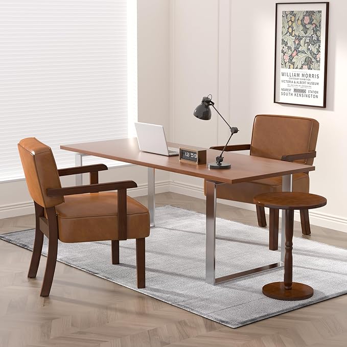 Accent Chair, PU Leather Living Room Chairs Oversize with Soft Seat and Armrests for Living Room Dinning Room Bedroom Reading Room Waiting Room-Ruum Studio Home