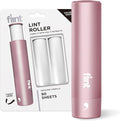 Flint Rose Gold Retractable Mini Lint Roller with 90 Extra Sticky Sheets, Small and Portable Lint Roller, Ideal Pet Hair Remover, Travel Lint Rollers for pet Hair Extra Sticky-Ruum Studio Home