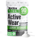 Rockin' Green Laundry Detergent, Plant based, All Natural Laundry Detergent Powder, Vegan and Biodegradable Odor Fighter, Safe for Sensitive Skin (Active Wear 90 Loads - Unscented)-Ruum Studio Home