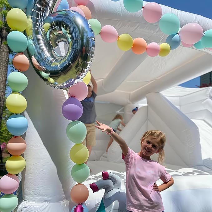 Pastel Rainbow Linking Balloons, 120PCS 6 Inch Colorful Quick Link Balloon Assorted, Multicolor Rainbow Connecting Balloons for Birthday Baby Shower Easter Independence Day Carnival Party Decorations-Ruum Studio Home