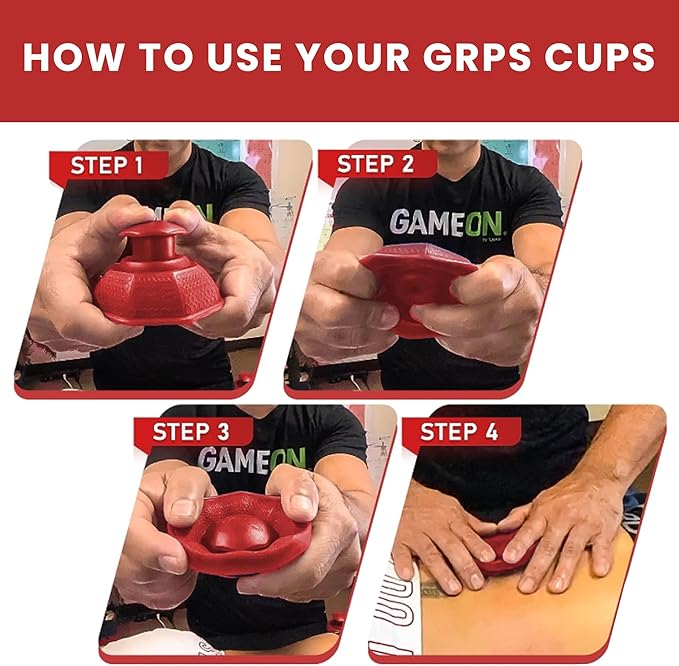Cupping Therapy Set – Cupping Kit for Massage Therapy – Silicone Cups – Massage Cups – Smart Cupping for Fascia and Myofascial Release (Small, RED)-Ruum Studio Home