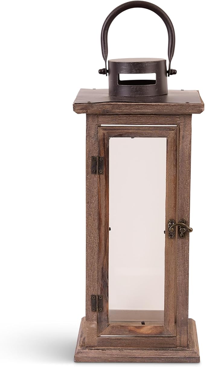Koehler Home Decor Perfect Lodge Wooden Lantern-Ruum Studio Home