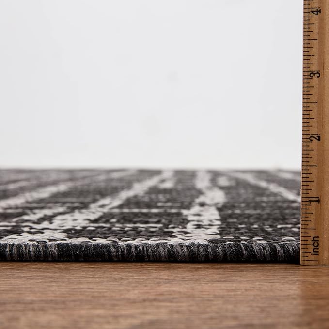 Keen Home Design Outdoor Runner Rug - 2x10 Washable Indoor/Outdoor Rug for Patio, Balcony, Kitchen, Garden, Beach, Deck and Porch. Size: 2'2" x 9'11"-Ruum Studio Home