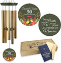 ASTARIN 50th Anniversary Wind Chimes Personalized, 30"/36" Deep Tone Wind Chimes for Wife Husband Parents, Romantic Souvenirs for Men Women Couple-Ruum Studio Home