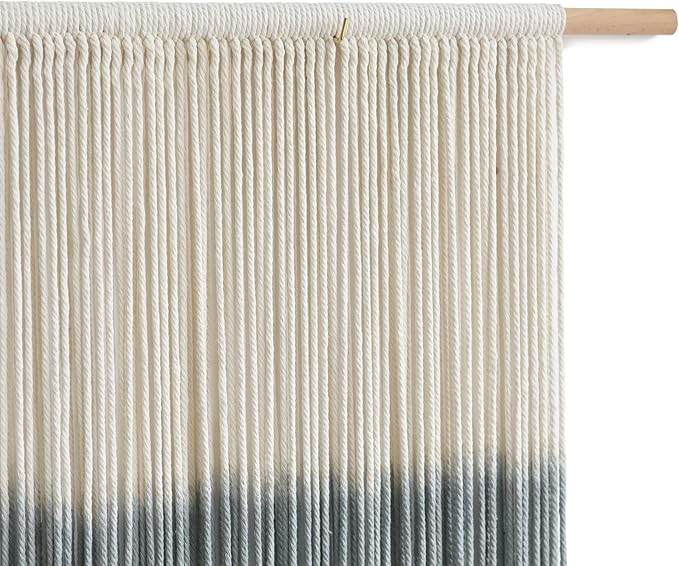 Macrame Wall Hanging Large Dip Dye Tapestry Fiber Wall Art Boho Living Room Bedroom Macrame Wall Decor 59''Wx35''L-Ruum Studio Home