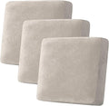 H.VERSAILTEX Velvet Stretch Couch Cushion Cover Plush Cushion Slipcover for Chair Loveseat Sofa Cushion Furniture Protector Seat Cushion Sofa Cover (3 Piece XL Sofa Cushion Covers, French Oak)-Ruum Studio Home