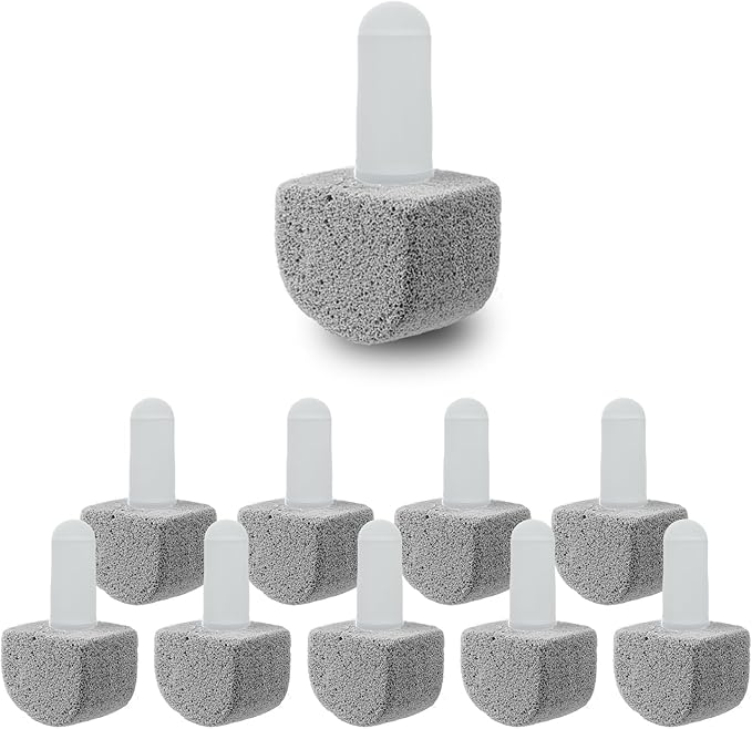 10 Packs Pumice Stone for Toilet Cleaning,Pumice Toilet Bowl Cleaning for Cleaning Toilet,Bathtubs,Kitchen Sink,Grill(Refill)-Ruum Studio Home