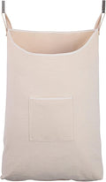 Laundry Collector, Laundry Hamper, Door Hanging Laundry bag with hooks (Beige, 65Liters)-Ruum Studio Home