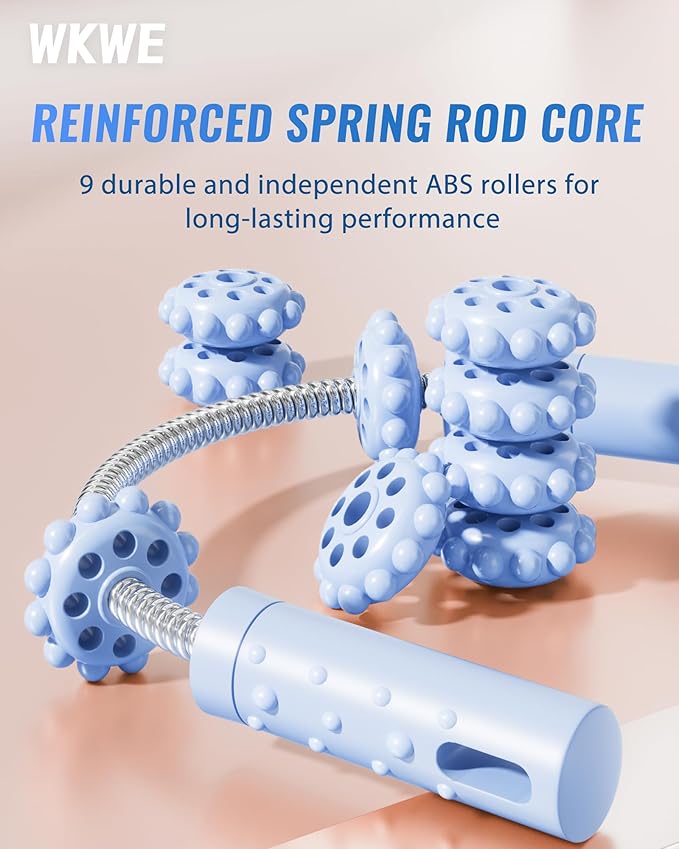 Muscle Roller Stick with Trigger Points - Bendable Body Massage Stick to Help Legs, Back, Neck Recovery, Relief Muscle Soreness, Cramping and Tightness-Ruum Studio Home