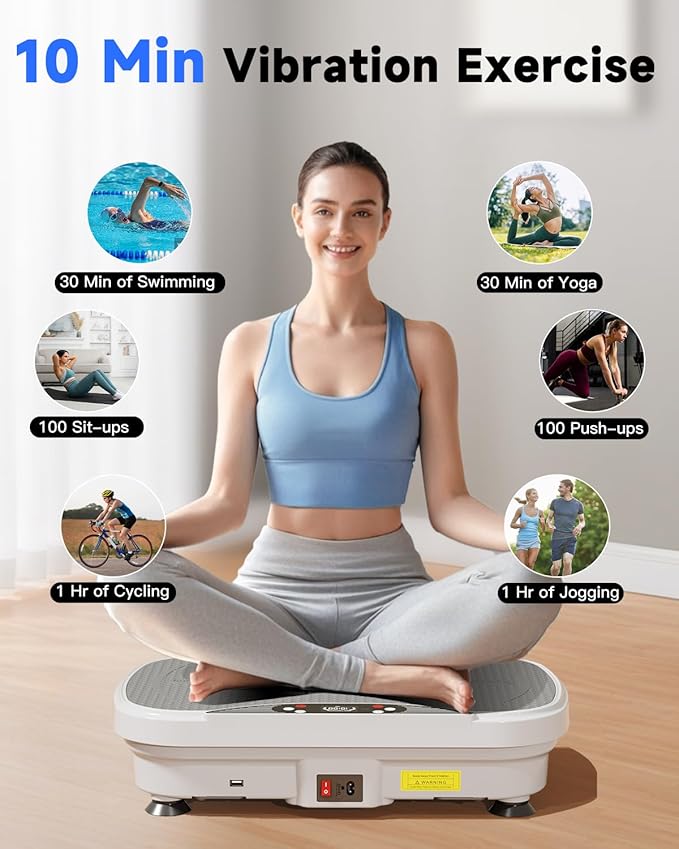 butterfly connect vibrator JOROTO Vibration Plate Exercise Machine, Vibration Platform Plate for  Lymphatic Drainage & Weight Loss, Vibrating Plate Body Shaker Exercise  Machine for Women Whole Body Workout Equipment main image 0