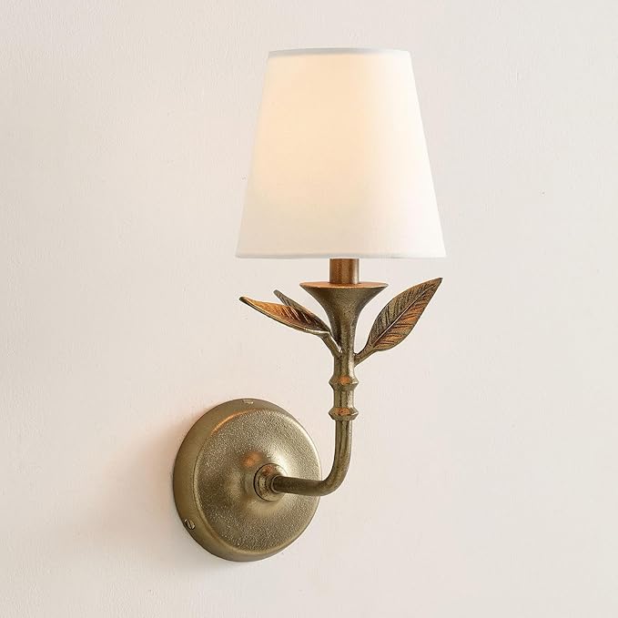 Antique Brass Forged Wall Light - Golden Farmhouse Wall Sconces for Living Room, Vintage Mordern Wall Light Fixture for Bedroom, Kitchen, Bathroom-Ruum Studio Home