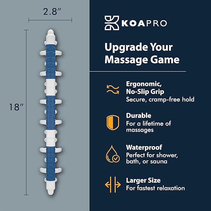 KOAPRO Facia Blaster Tool for Cellulite - Full Body Back and Neck Massager for Pain Relief, Deep Tissue Muscle Massage for Legs, Trigger Points, Myofascial and Fascia Release Tool Alleviates Tension-Ruum Studio Home