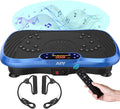 AXV Vibration Plate Fitness Platform Exercise Machine Vibrating Lymphatic Drainage Shaking Full Body Shaker Workout Vibrate Stand Shake Board Sport Gym for Weight Loss Fat Burner for Women Men-Ruum Studio Home
