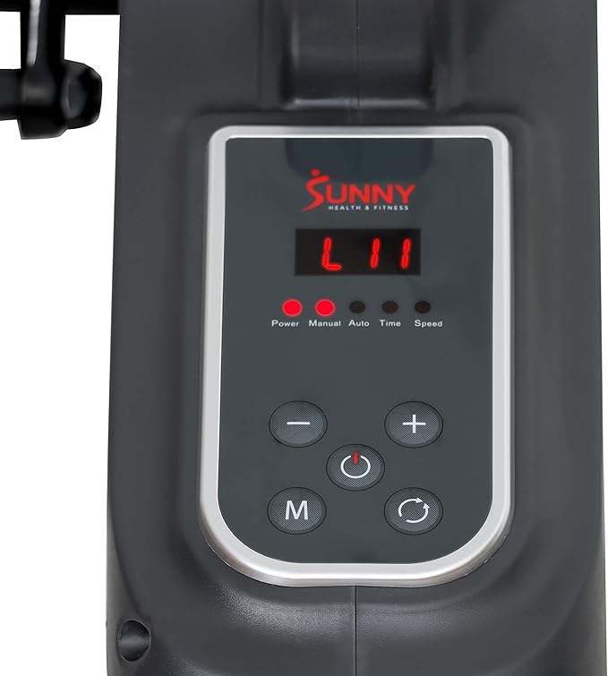 Sunny Health & Fitness Dual Function Under Desk Pedal Exerciser, Portable Indoor Cardio Mini Bike at Home, Arm/Leg Cycle for Seniors, Optional Magnetic, Motorized & Free SunnyFit App Bluetooth Connect-Ruum Studio Home