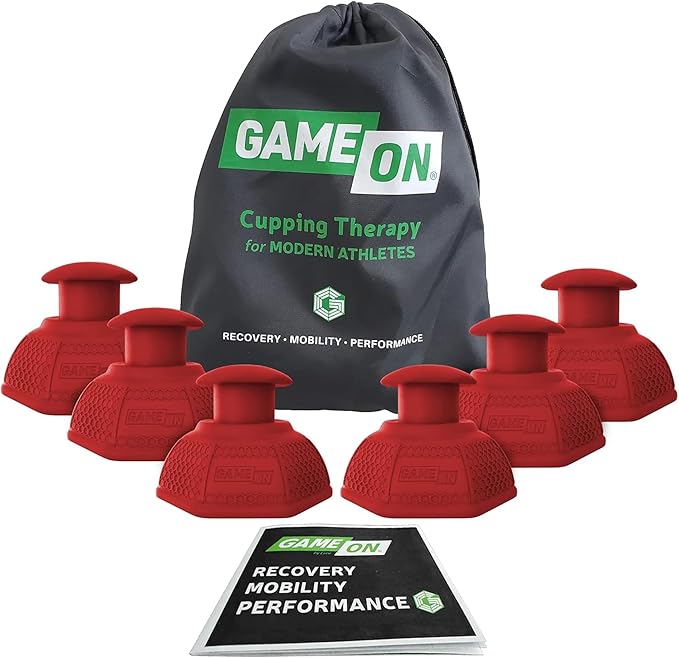 Cupping Therapy Set – Cupping Kit for Massage Therapy – Silicone Cups – Massage Cups – Smart Cupping for Fascia and Myofascial Release (Small, RED)-Ruum Studio Home