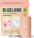 BLUELAND Oxi Laundry Booster Powder with Tin, Starter Set, Spring Bloom Scent, 25 Loads, 17.6 oz, Plastic-Free, Eco Friendly, Oxy Cleaner, Stain Remover-Ruum Studio Home