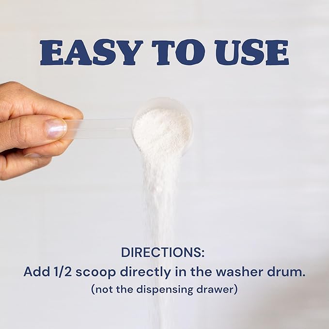 Sandalwood Laundry Detergent Powder | Only 100% Pure Essential Oils | Safe for Sensitive Groups | Powerful Clean | Plant & Mineral-Based | Made in USA | 3lbs-Ruum Studio Home