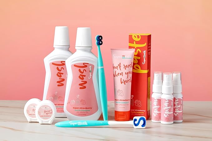 Fluoride Toothpaste - Adults & Kids, Fights Cavities, Whitens, Nano Hydroxyapatite, Dentist Developed, Safe Clean Ingredients, Gentle on Sensitive Teeth, Vitamins D3 & K2, 4 Tasty Flavors-Ruum Studio Home