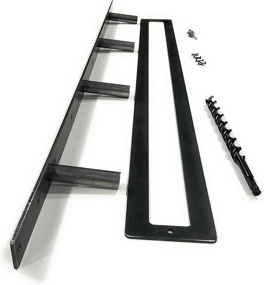 Floating Shelf Brackets - Sheppard Brackets - Easy Install - Heavy Duty (40 inch Build Kit)-Ruum Studio Home