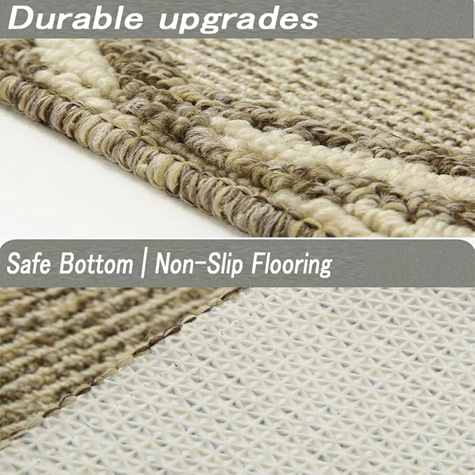 Door Mat Indoor Entrance, Large Welcome Mat Outdoor, Non Slip Front Door Mat Entryway(32X48)-Ruum Studio Home