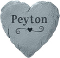 Let's Make Memories Personalized Garden Stone - Resin - Custom Garden Décor - Love Grows Here Round Stone with Heart Cutout - for Dad - for Father's Day-Ruum Studio Home