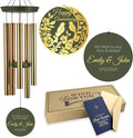 ASTARIN Happy Anniversary Wind Chimes Personalized, Deep Tone Wind Chimes for Memory Day, for Couple Friends Wife Husband, Marriage Keepsake Gift Ideas-Ruum Studio Home