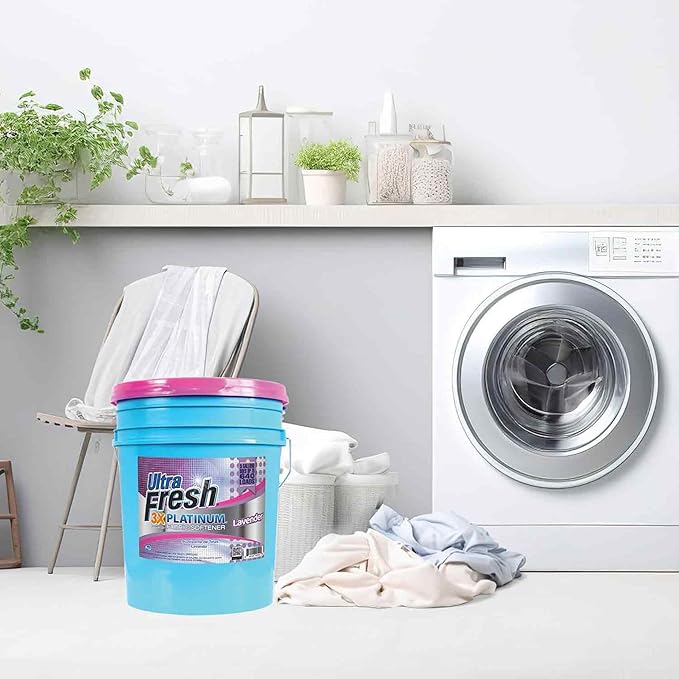 Ultra Fresh Platinum Fabric Softener for Laundry up to 640 Loads, Lavender, 5 Gallons - Fabric Odor Remover to Wash Clothes and Sheets-Ruum Studio Home